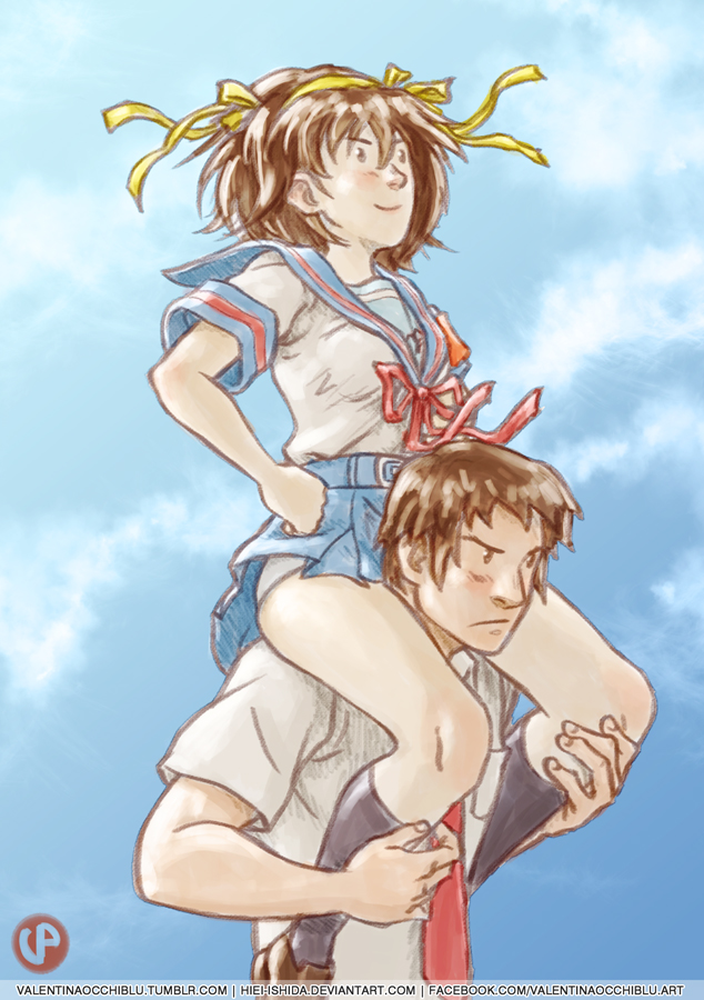 Haruhi and Kyon