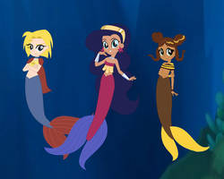 3 Superhero Mermaids (Day 7)