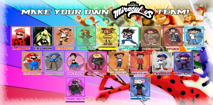 Multiverse Miraculous Team by Rayna-Morningstar on DeviantArt