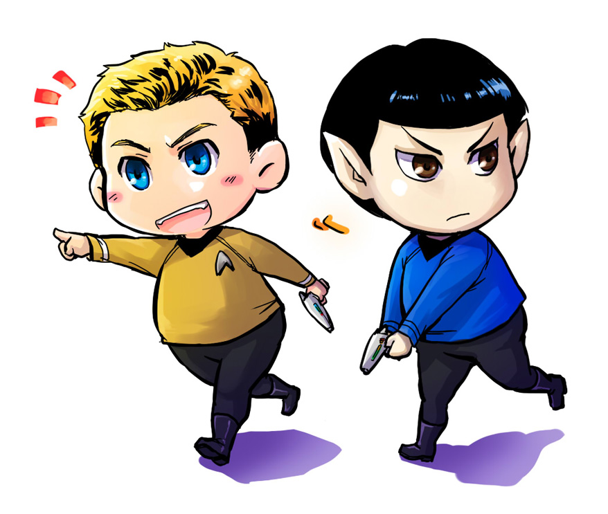 some small paster of Star trek