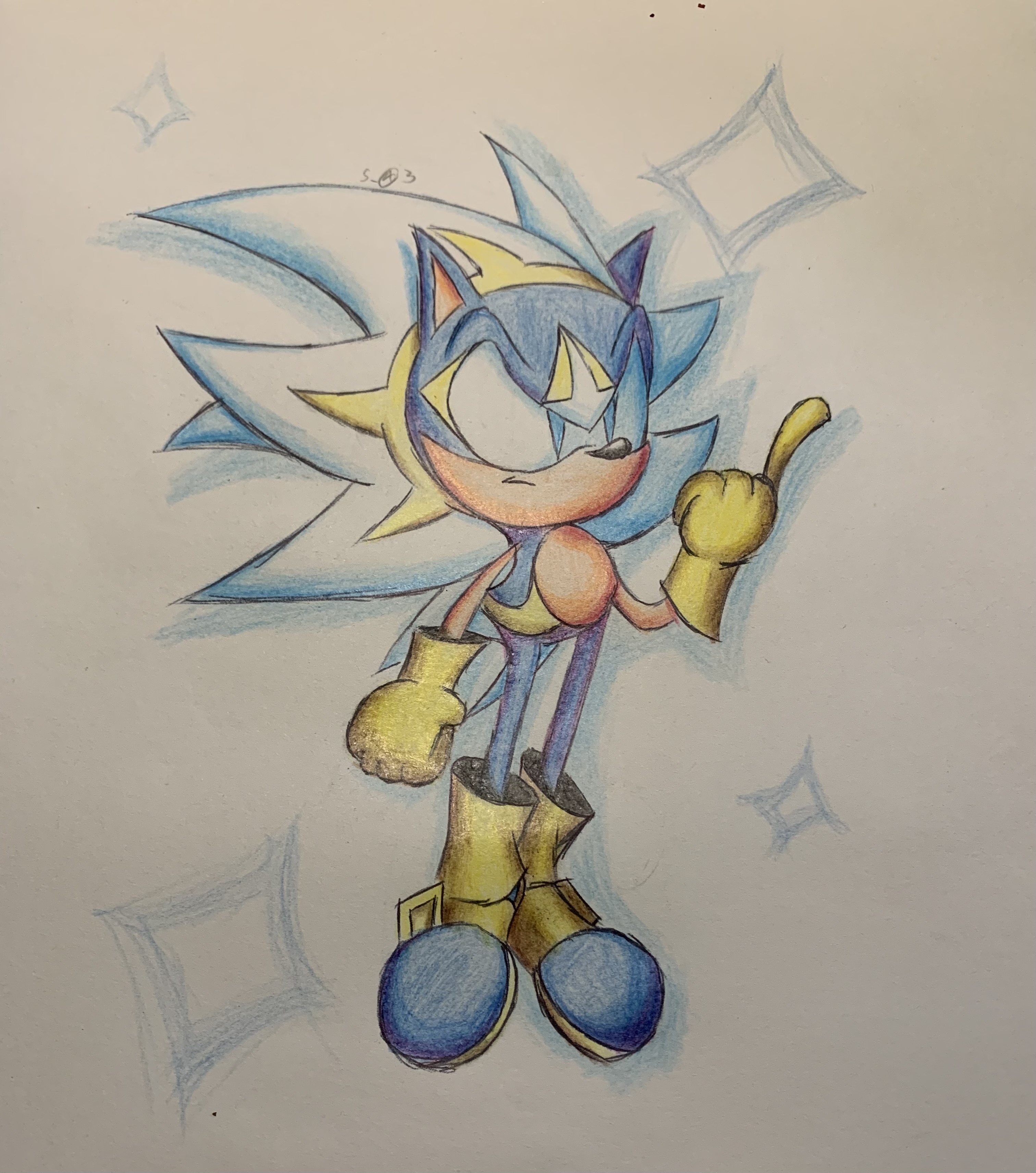 Hyper Sonic by Lustree on DeviantArt