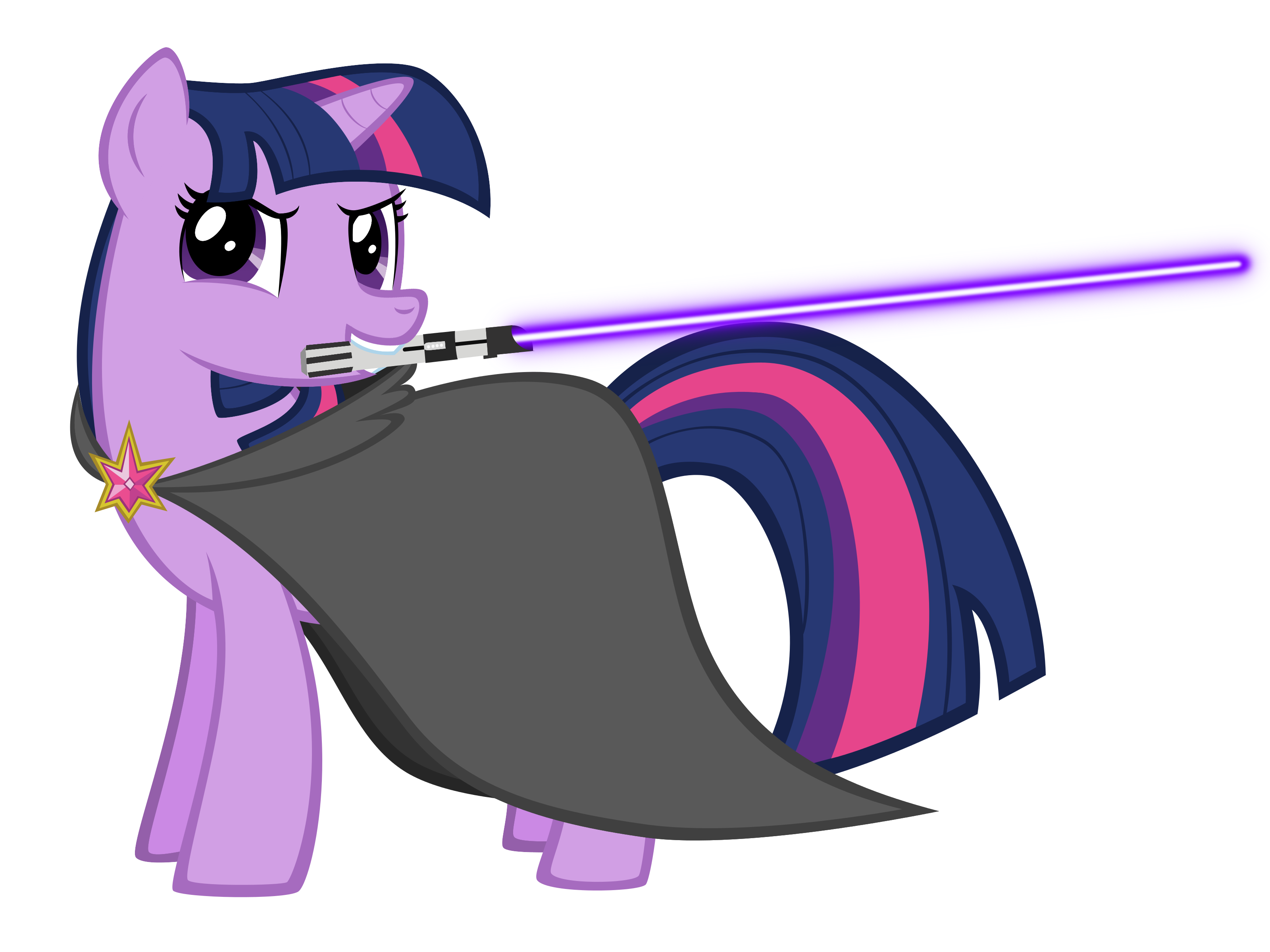 Twilight Sparkle - With Lightsaber