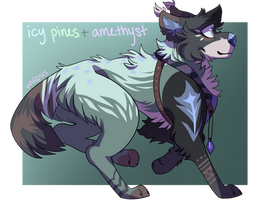 icy pines + amethyst -auction- OPEN