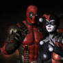 Harley Quinn and Deadpool:D