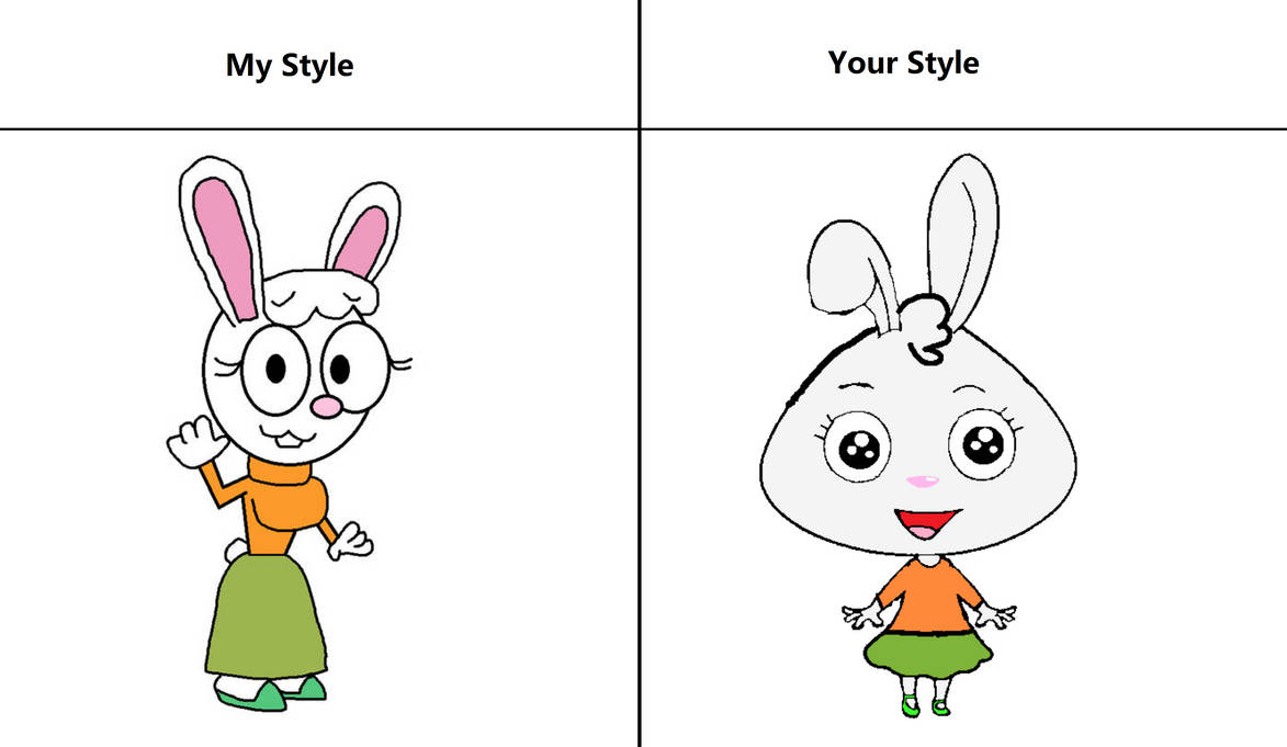 julia bunny the new style by megaenterprises8089 on DeviantArt