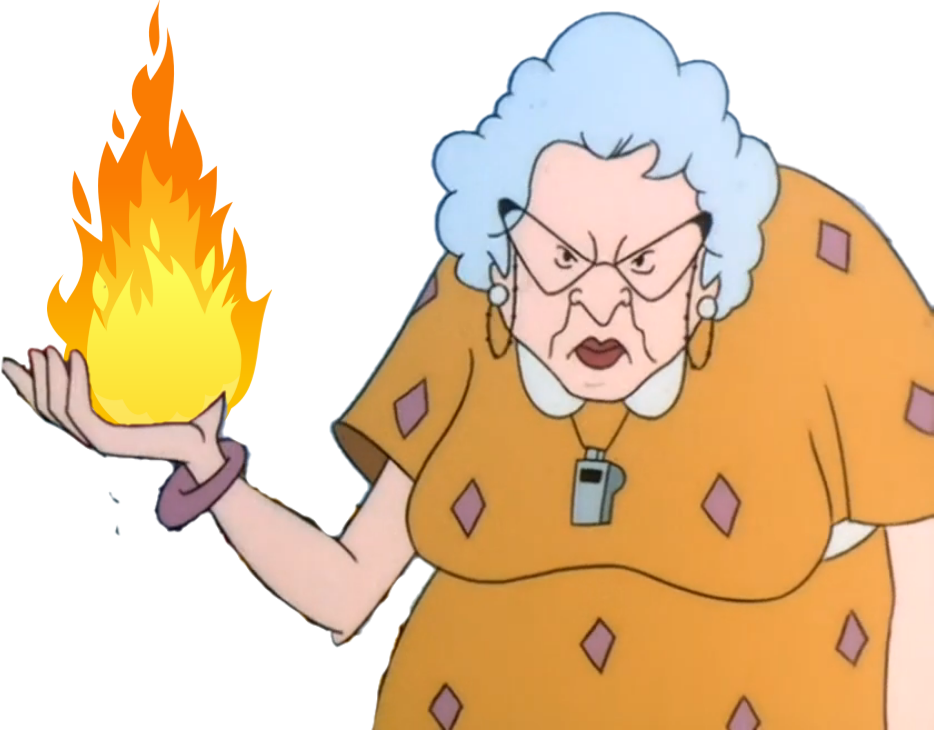 Miss Finter Miss finster with fireball power by megaenterprises8089 on DeviantArt