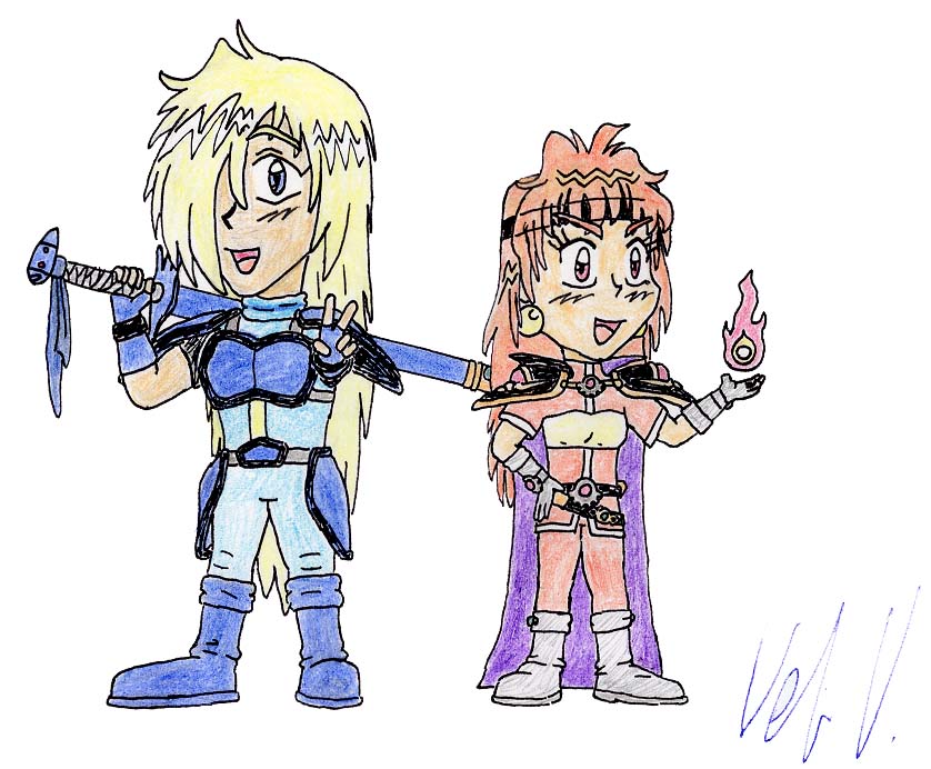 Gourry and Lina