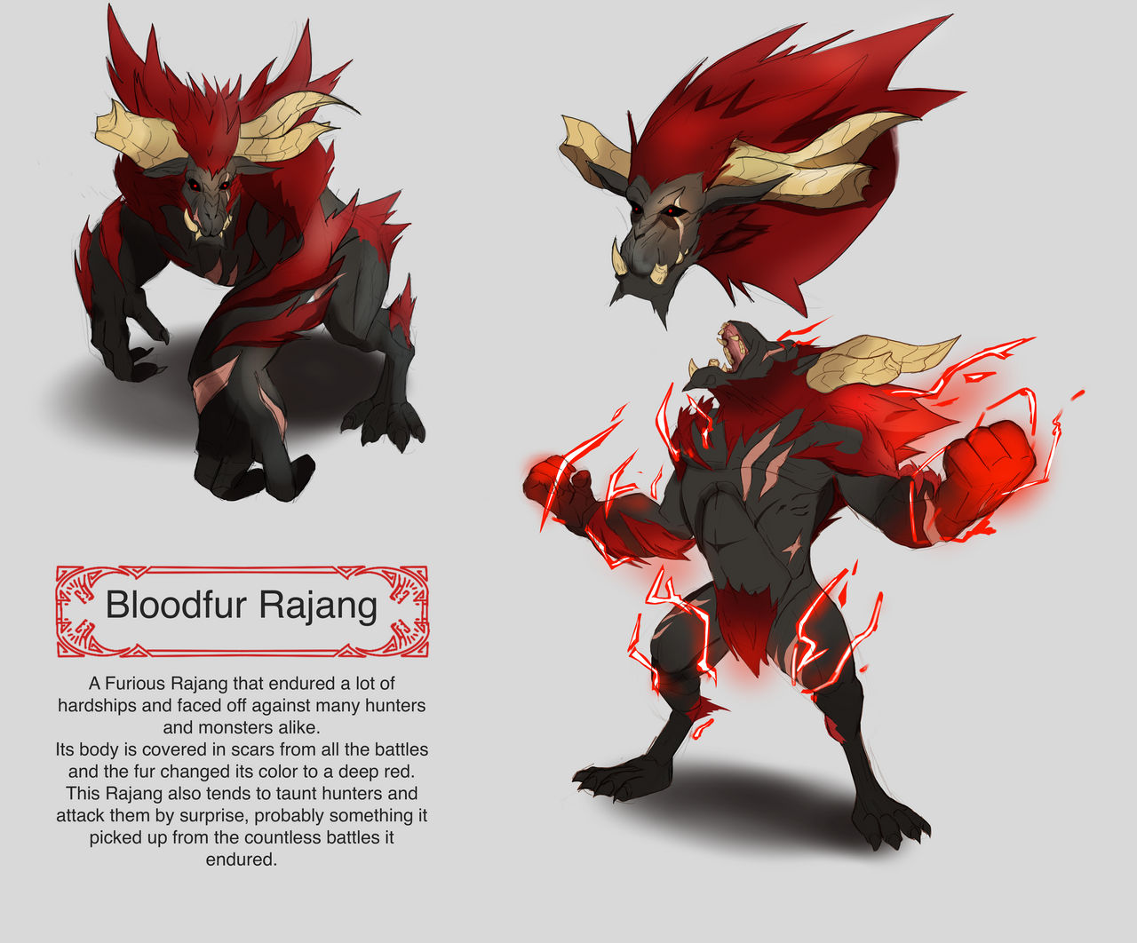 What if Rajang went SSJ4 by logixfips on DeviantArt