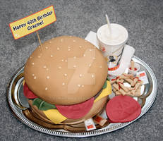 Burger Cake