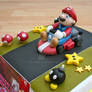 Mario Cake close up