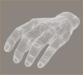 wireframe hand by ephazed on DeviantArt