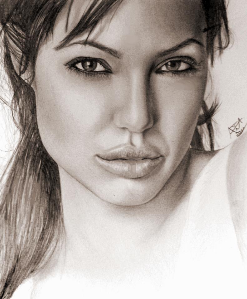 Angelina Jolie Drawing