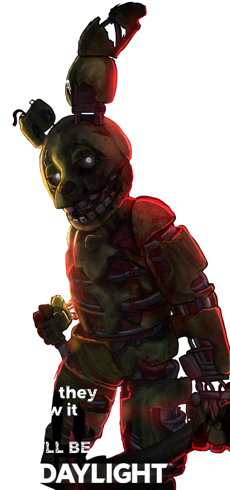 Springtrap Transparent Springtrap Render #1 PNG by OSCmayne on DeviantArt