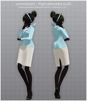 mmd commission - flight attendant outfit