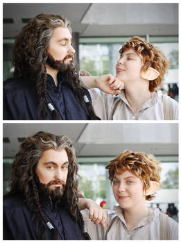 Bilbo and Thorin when nobody sees them xD