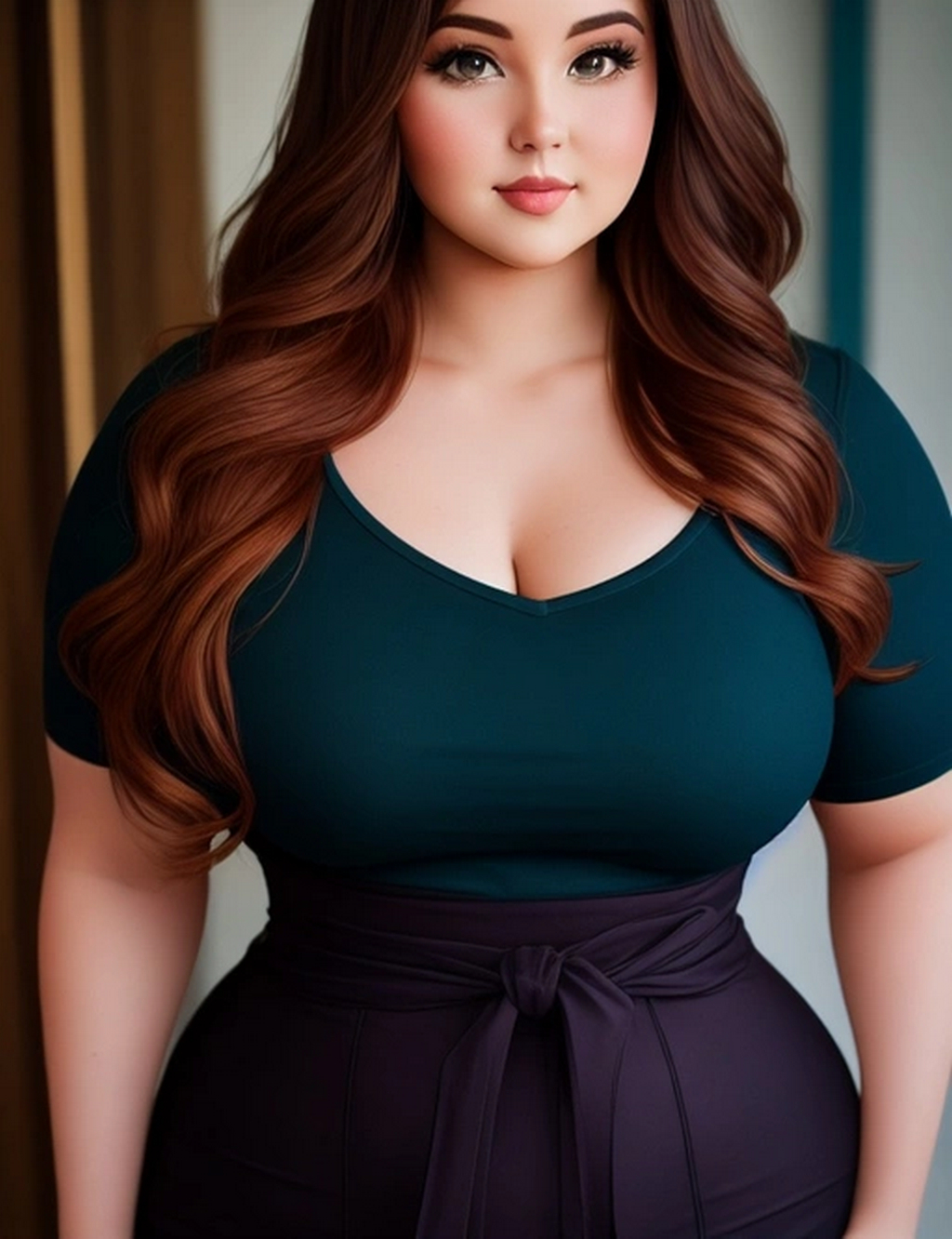 Curvy AI 025 by AI portraits on DeviantArt Curvy AI 025 by AI portraits on DeviantArt
