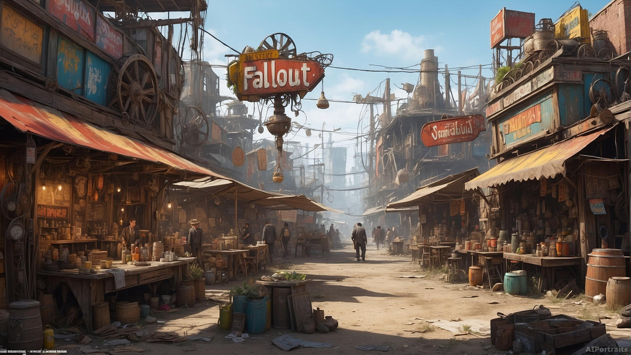 Fallout inspired HD wallpaper 14 by AI-portraits on DeviantArt