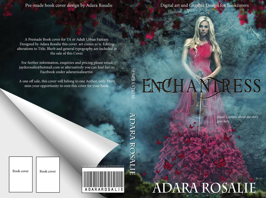 ENCHANTRESS Premade Book cover  by AdaraRosalie