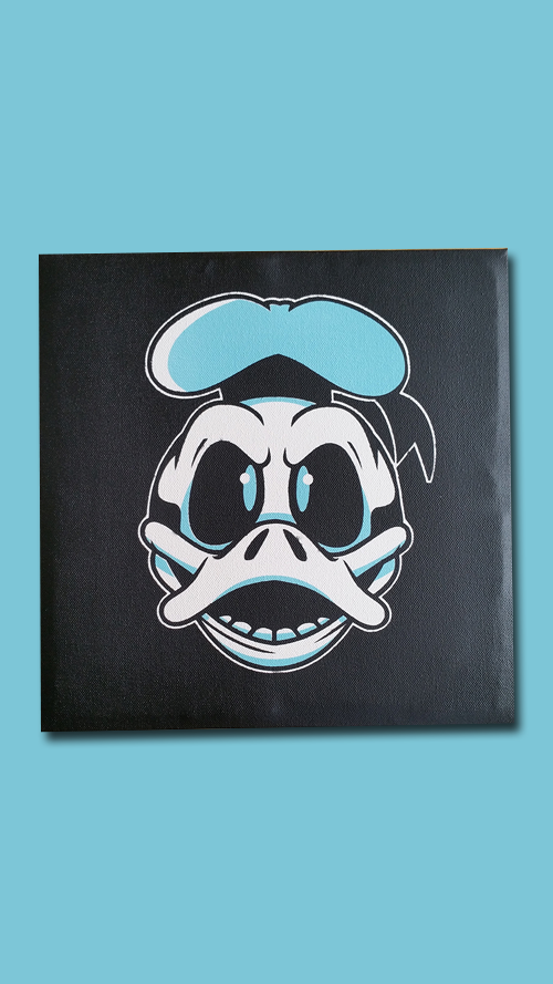 Xray Donald Duck Painting