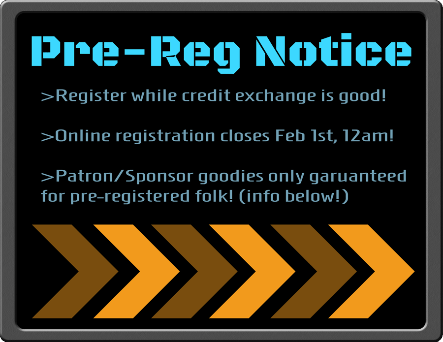Pre-Reg EXTENDED to Feb 3rd!