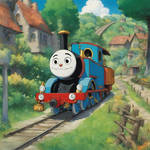 Studio Ghibli The Little Engine That Could by Chugganooga