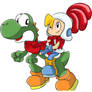 Billy with Yoshi