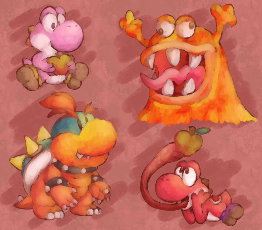Yoshi Reeds Yoshi's Story - Reds by MuzYoshi on DeviantArt