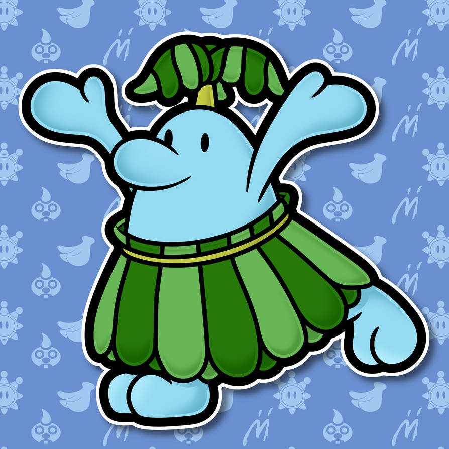 Paper Mario Sunshine #8 - Pianta by MuzYoshi on DeviantArt