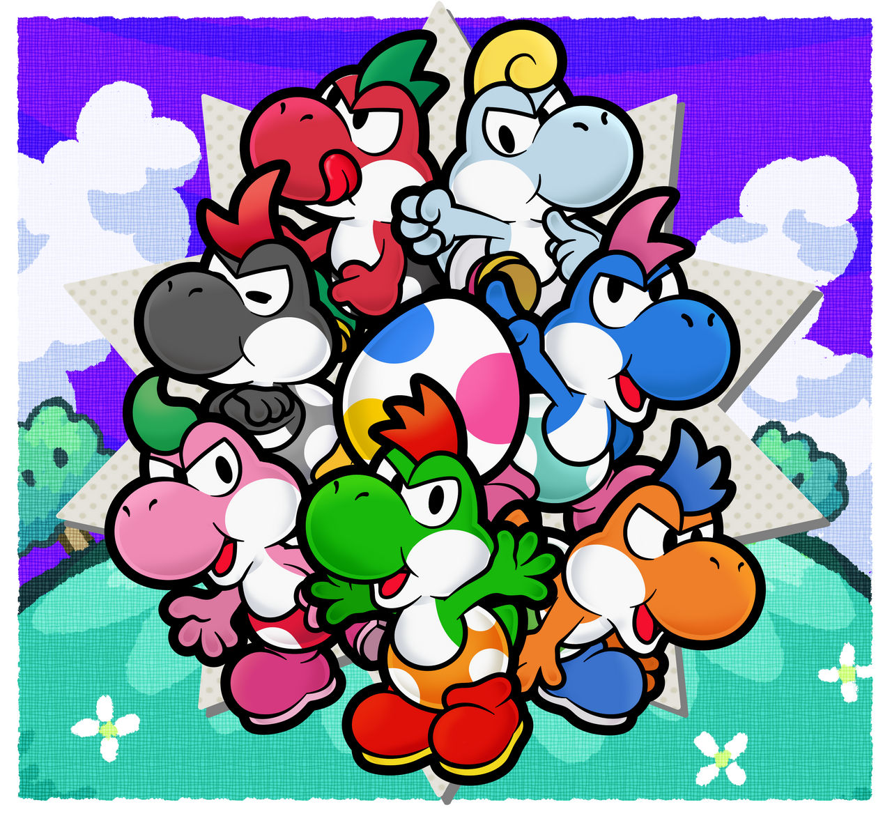 Yoshi Kids by MuzYoshi on DeviantArt