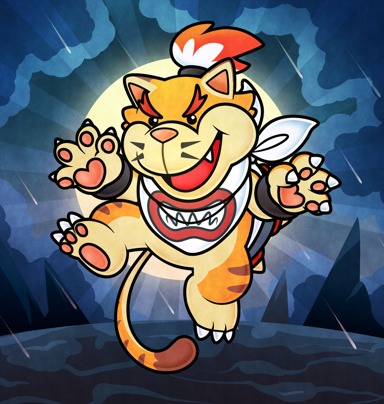 Draw Meowser Meowser Jr. by MuzYoshi on DeviantArt