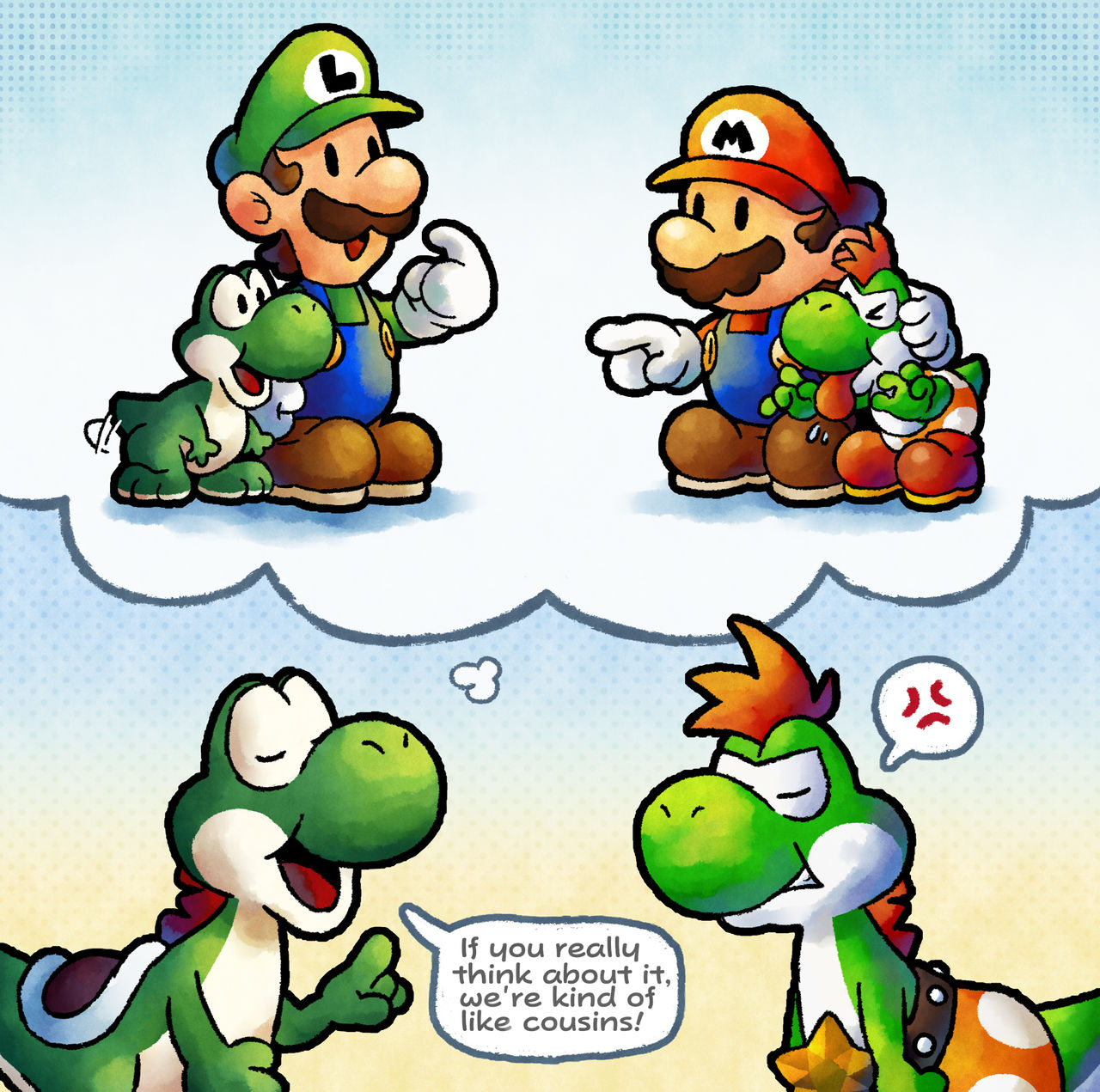 Mama Mathio Mama Luigi and Mama Mario by MuzYoshi on DeviantArt