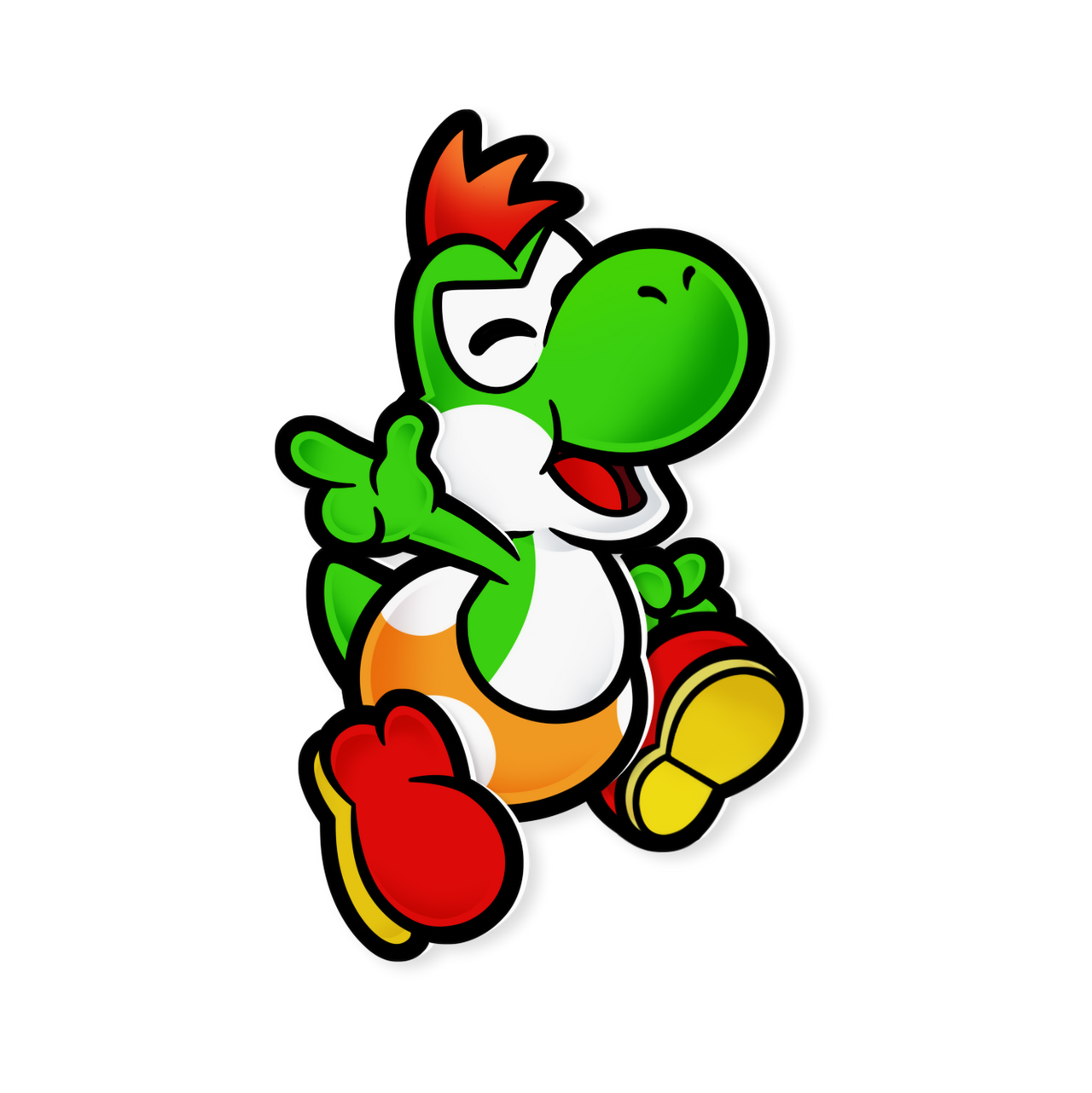 Yoshi Kid (New TTYD Remake art style) by MuzYoshi on DeviantArt