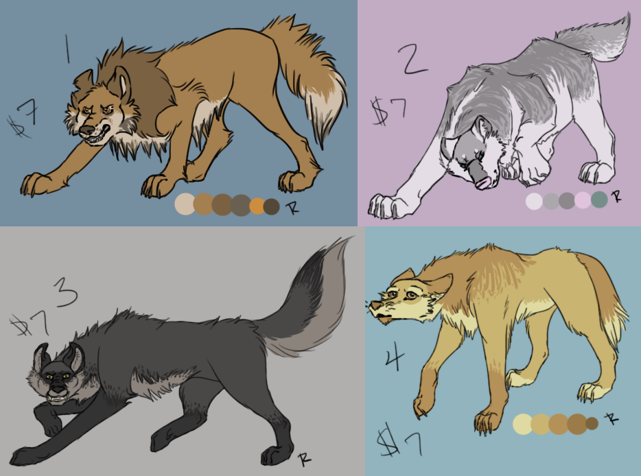 Werewolf Adoptables! Open