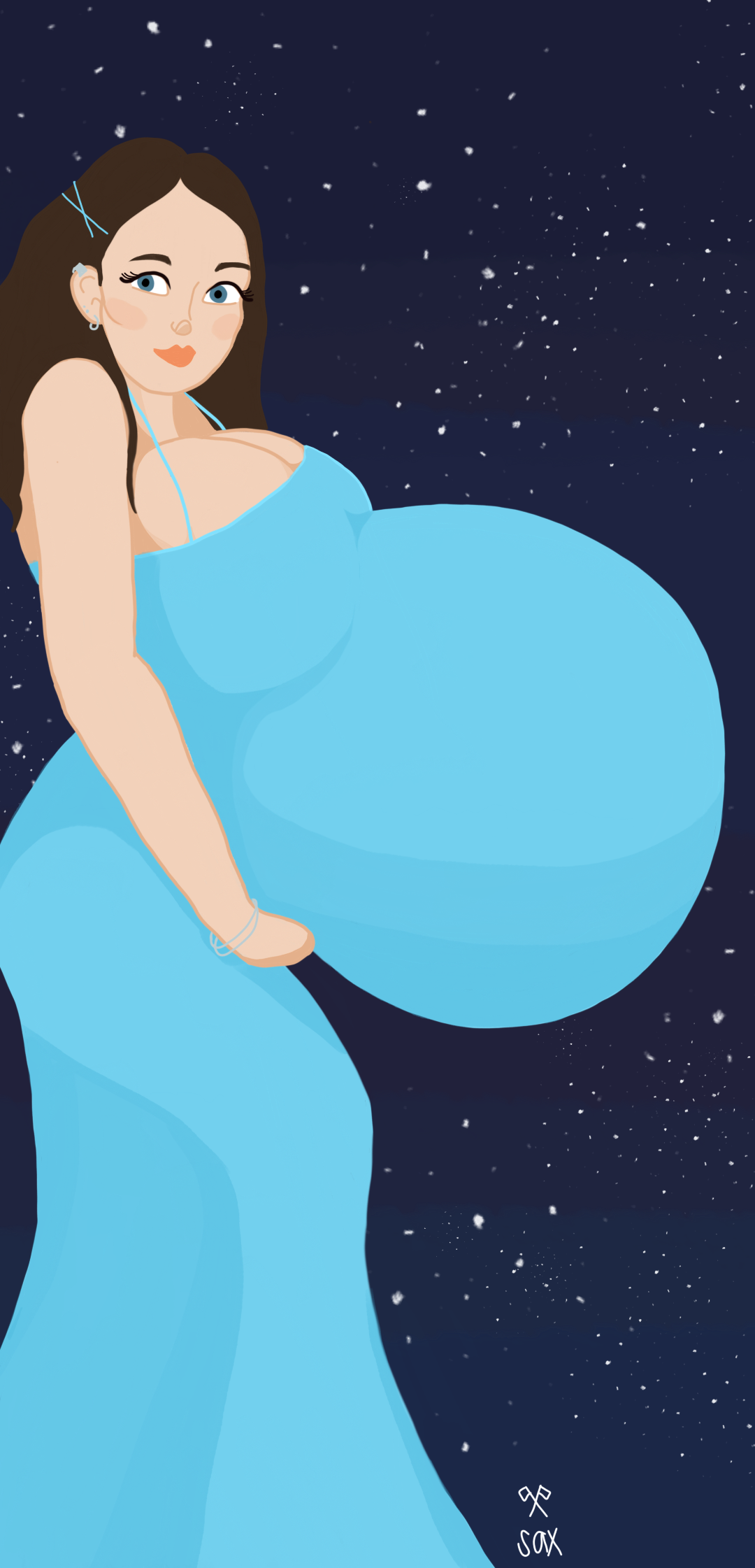 Layla pregnant by sailor-ax on DeviantArt