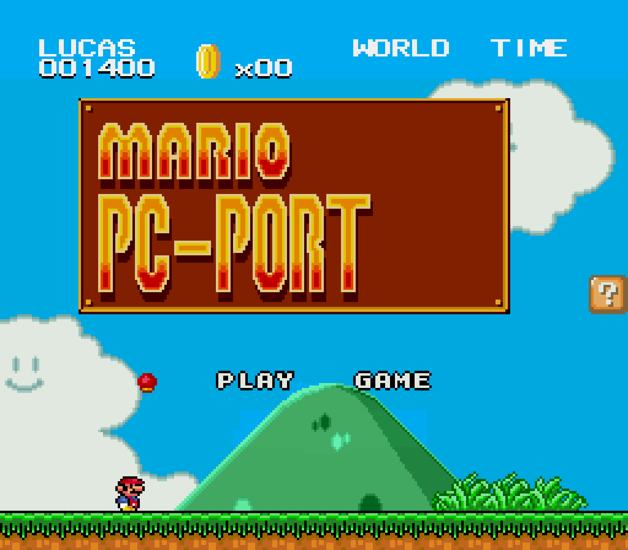 Mario '98 PC Port Title Screen Concept by SuperSonicOrigins100 on ...