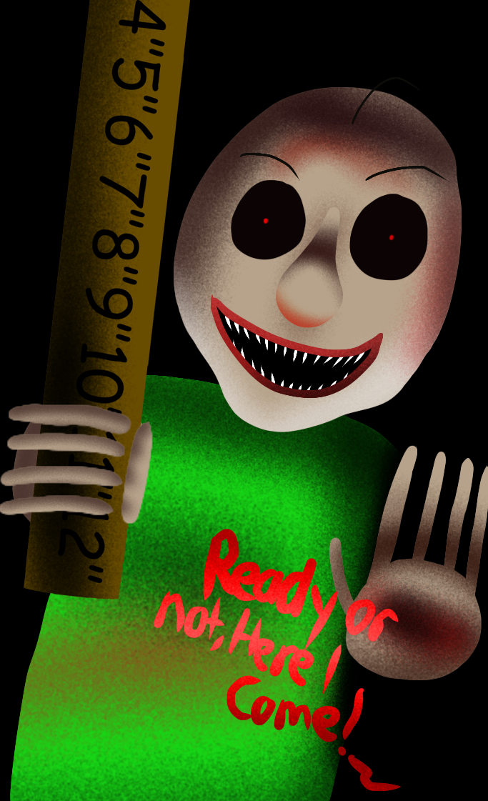 Baldi Math Horror Horror Baldi Art by SuperSonicOrigins100 on DeviantArt