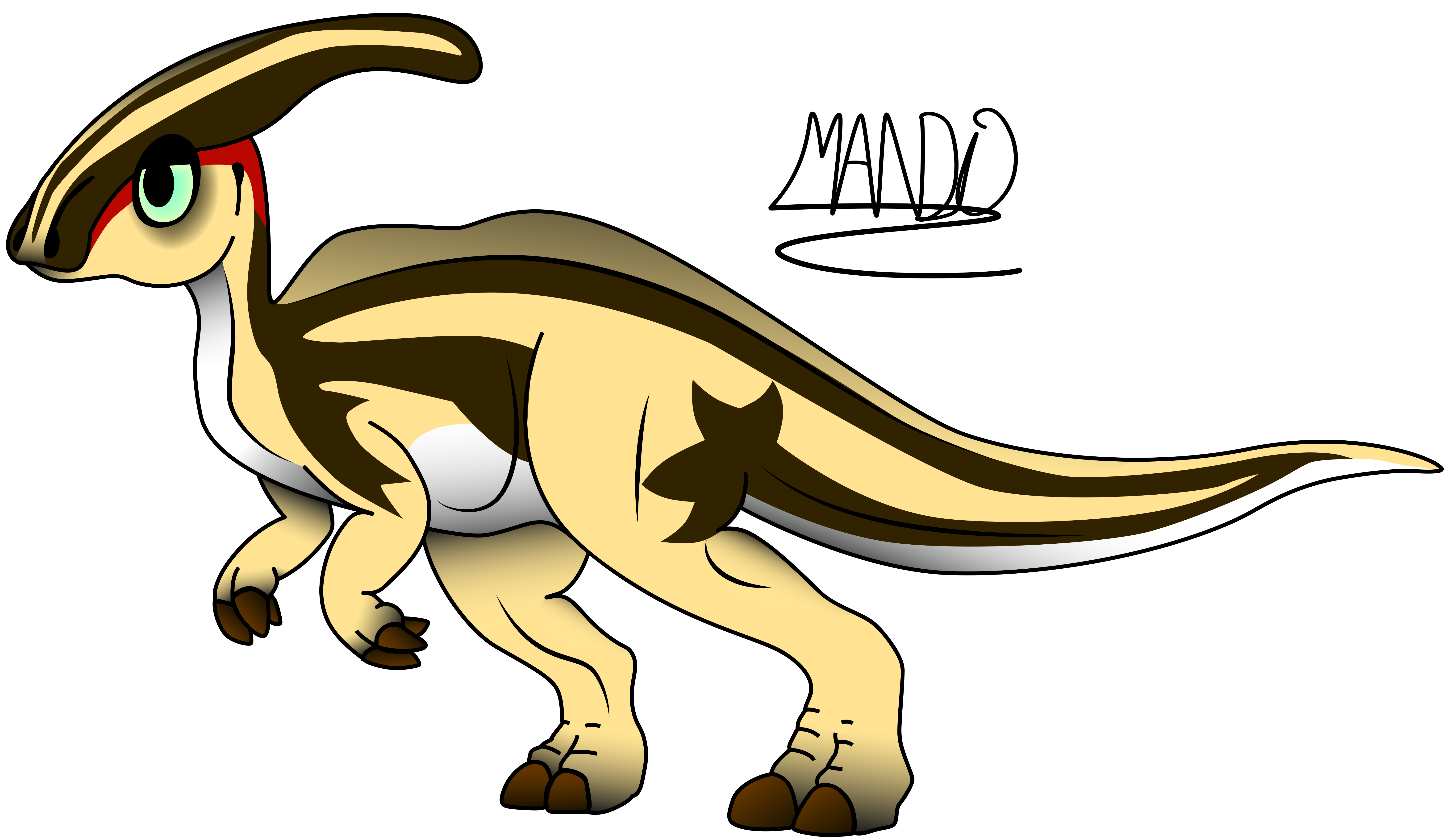 Parasaurolophus by rainbowarmas on DeviantArt