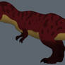 Red  Tyrannosaurus rex