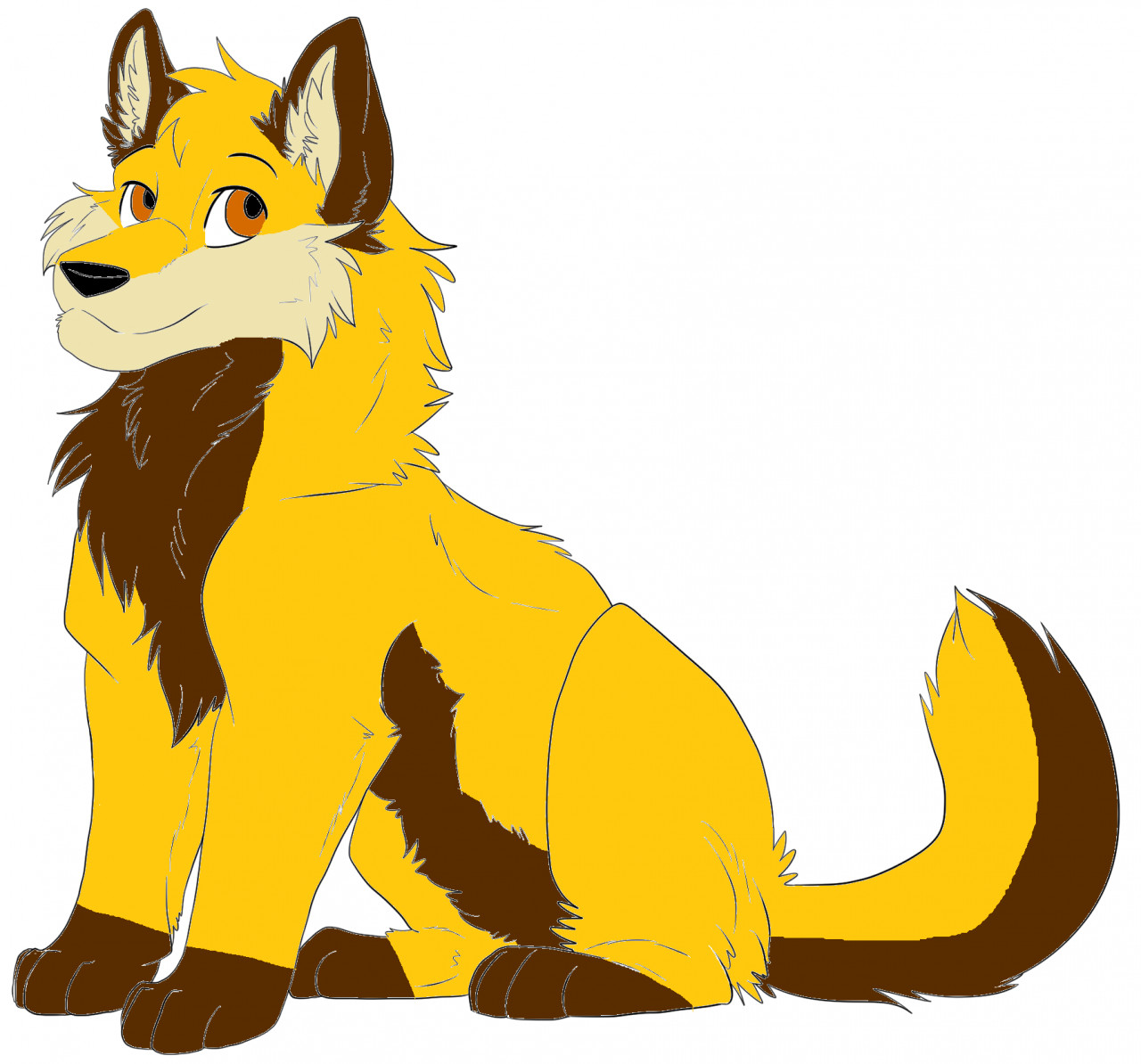 Yellow Wolves Graphics Anime Yellow Wolf
