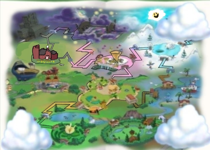 Toontown Layout Toontown Map Revisited by lolgodzilla on DeviantArt