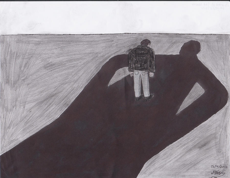 In Others Shadow Standing in Another's Shadow by GodzillaRulz on DeviantArt