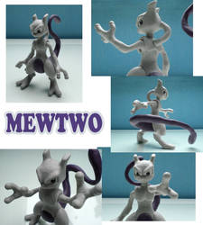 Mewtwo Sculpture: Collage