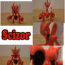 Scizor Sculpture: Collage