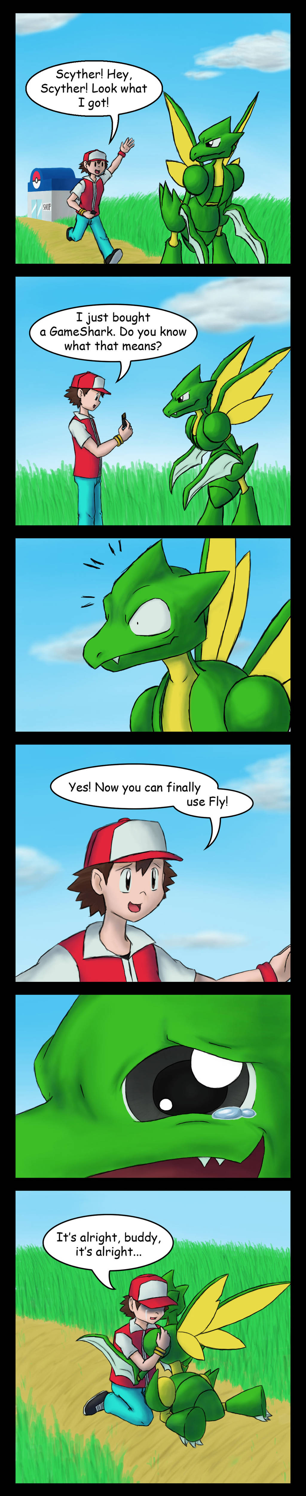 Flight of the Scyther by ClayPita