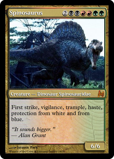 JP MTG- Spinosaurus by LordSethD on DeviantArt JP MTG- Spinosaurus by LordSethD on DeviantArt