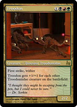 JP MTG- Troodon