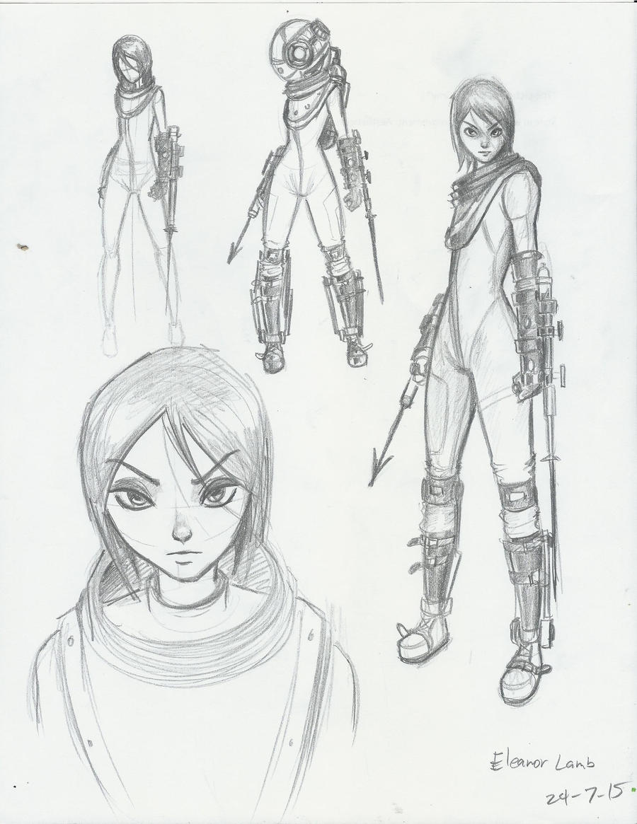 Eleanor sketches