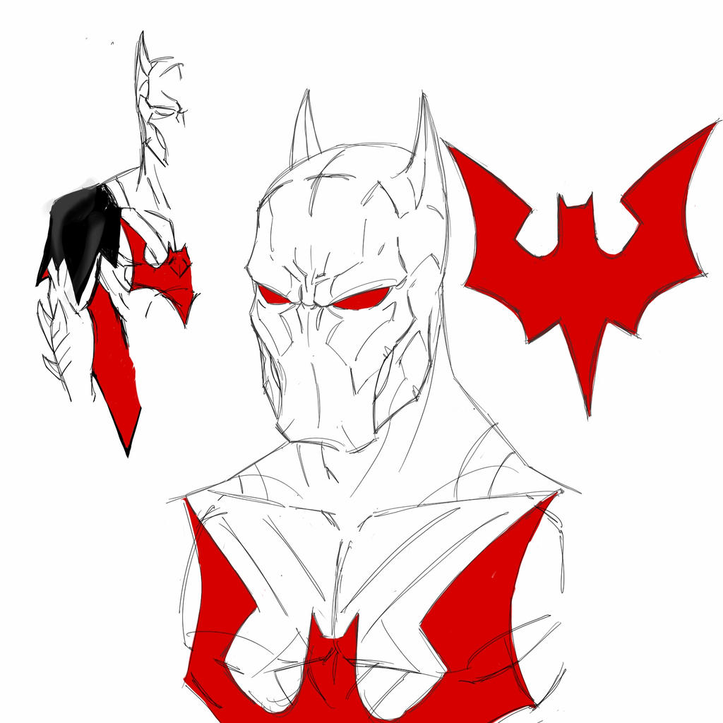Batman redesign sketch by TheSadisticSamurai on DeviantArt