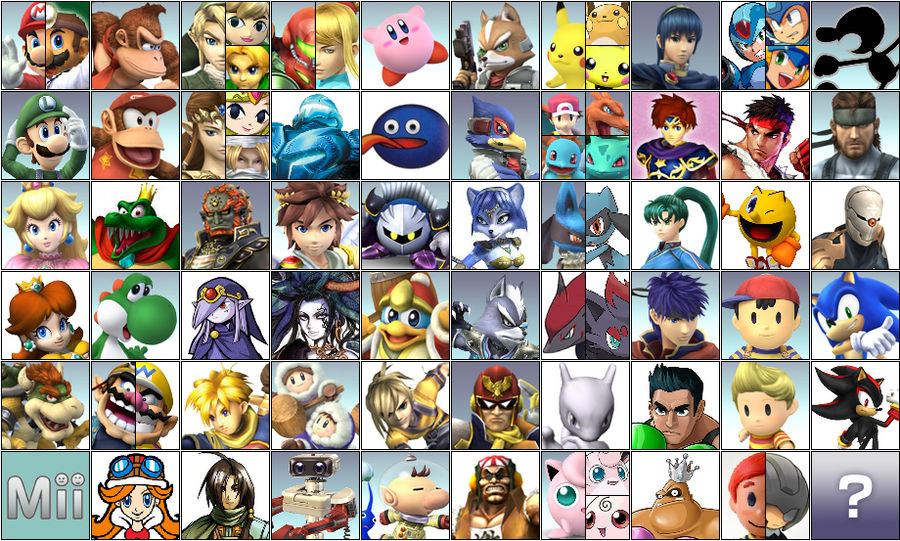 SSB4 Dream Roster: Update 2 by Metamon500 on DeviantArt