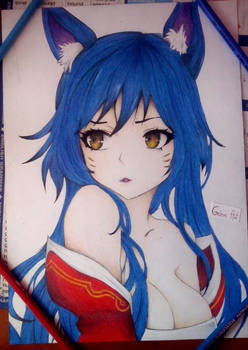 Ahri League of Legends Drawing